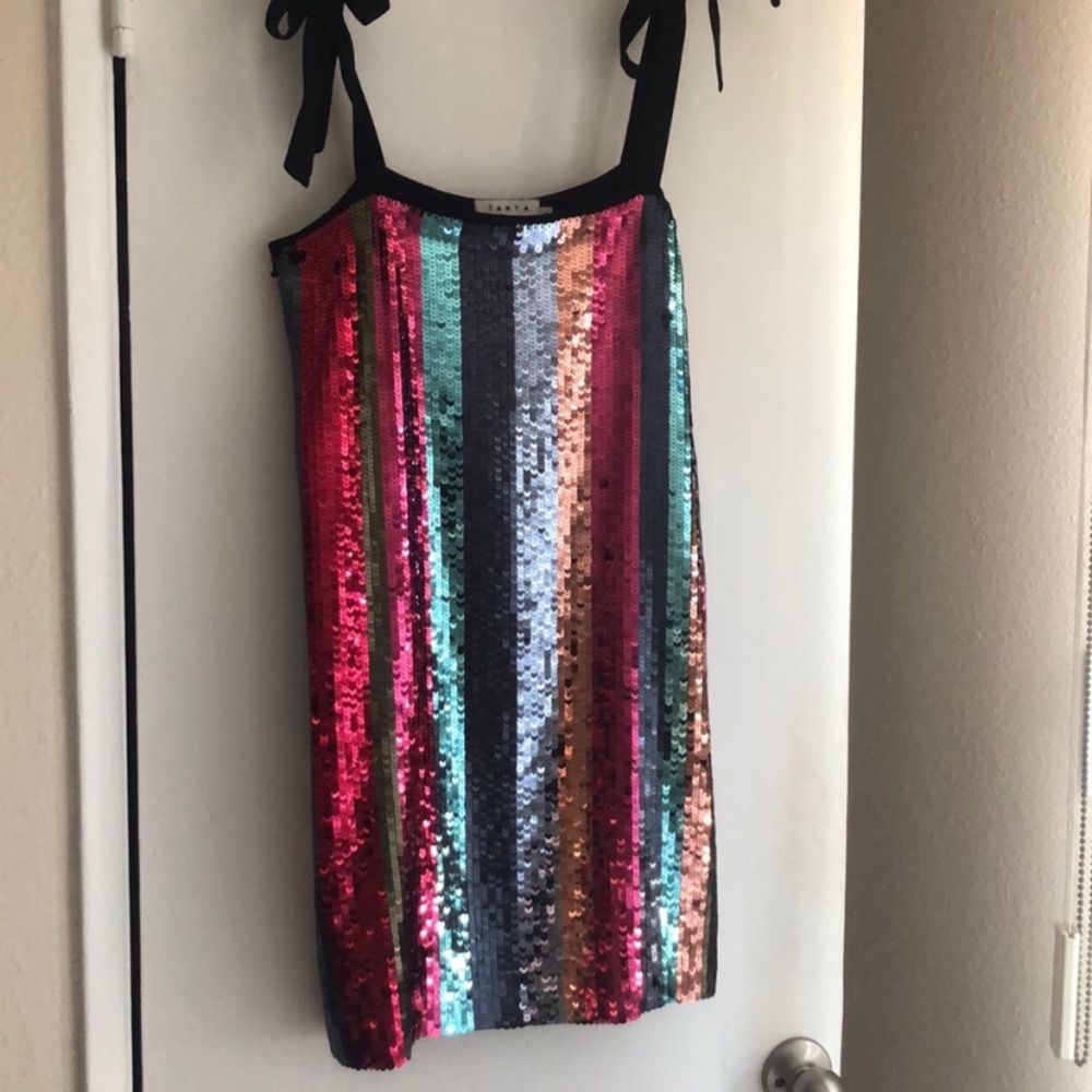 Tanya Taylor sequin mini dress - like new!